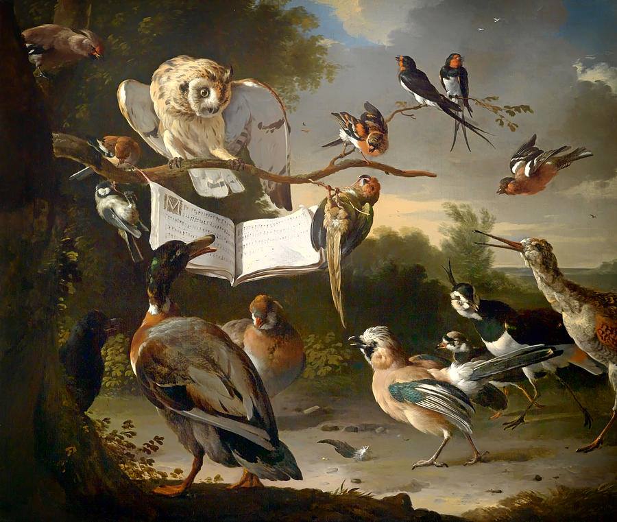 Concert of Birds by Melchior de Hondecoeter