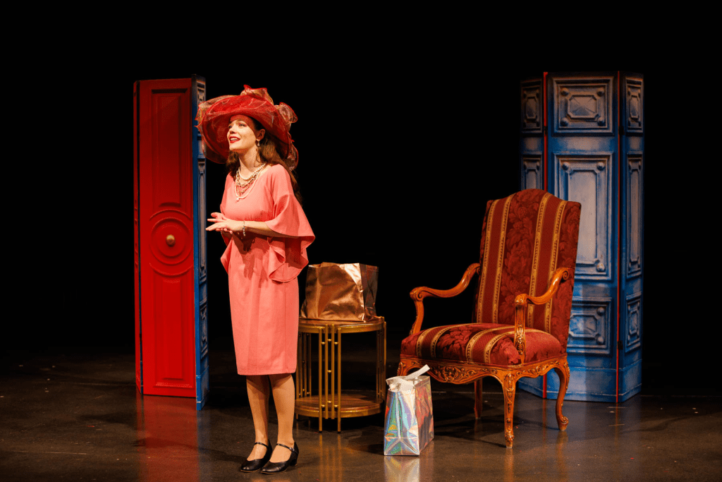 Josephine (Hadassah Misner) reflects on her love in "A simple sailor, lowly born" from Gilbert and Sullivan's "H.M.S. Pinafore".